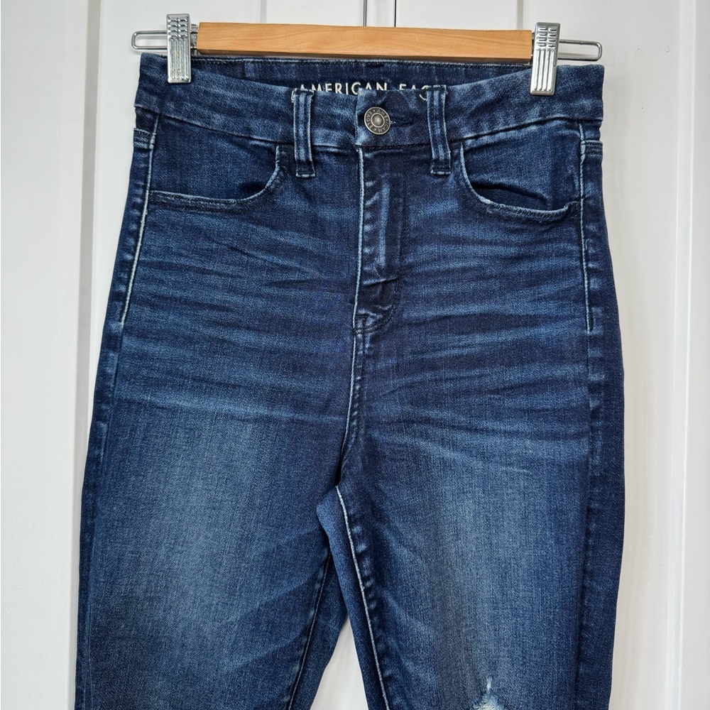 American Eagle Next Level Curvy High Wasited Jegging, Size 4 - Picture 3 of 6
